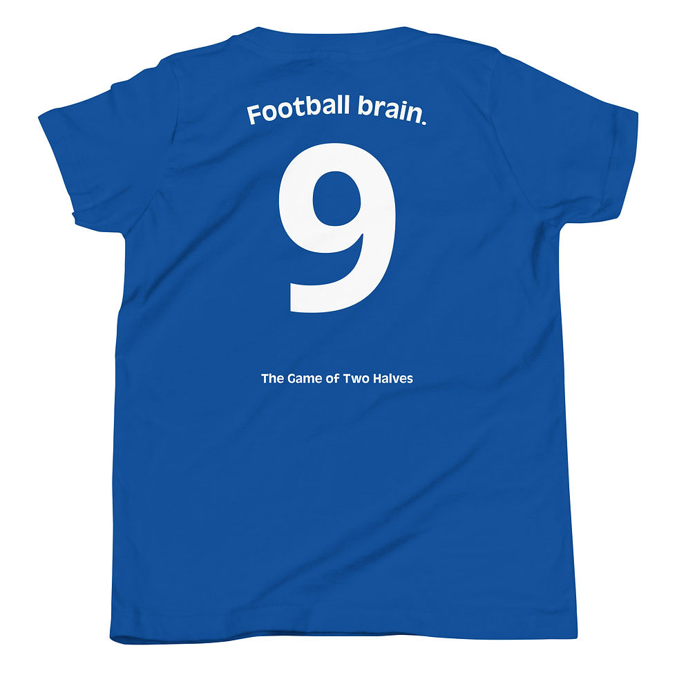 Thumbnail: Kids T-Shirt - Football brain (#9)