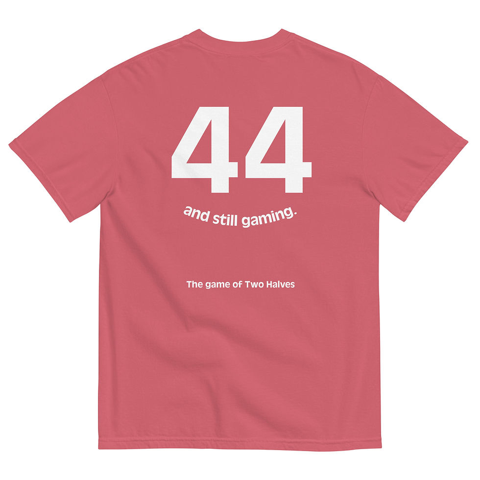 Thumbnail: THE GAME OF TWO HALVES t-shirt