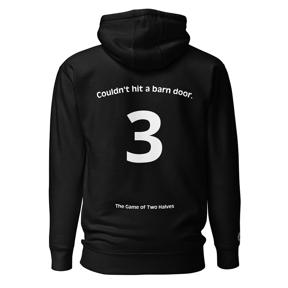 Thumbnail: Unisex Hoodie - Couldn't hit a barn door (#3) 