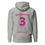 Thumbnail: Unisex Hoodie - Born believer (#3) - pink embroidery