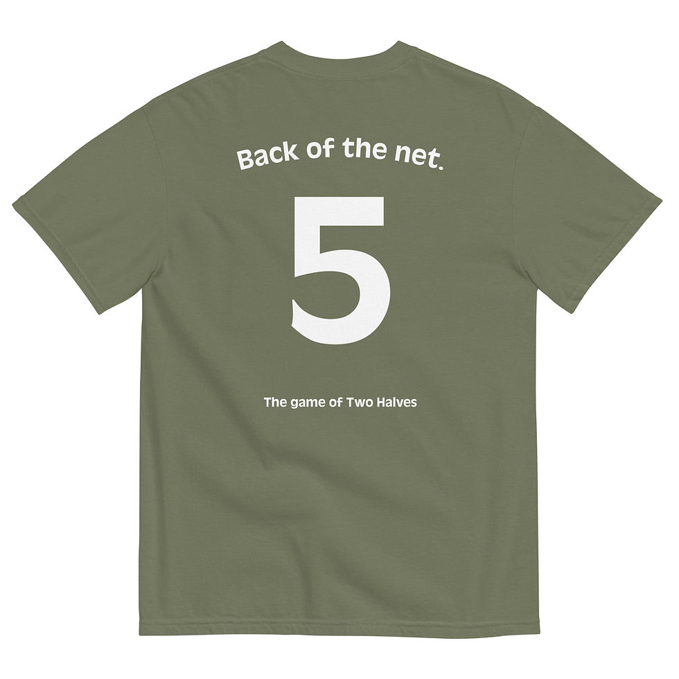 Thumbnail: THE GAME OF TWO HALVES t-shirt