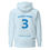 Thumbnail: Unisex Hoodie - Live in hope (#3) - blue embroidery