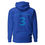 Thumbnail: Unisex Hoodie - Football is all I know (#3) - blue embroidery