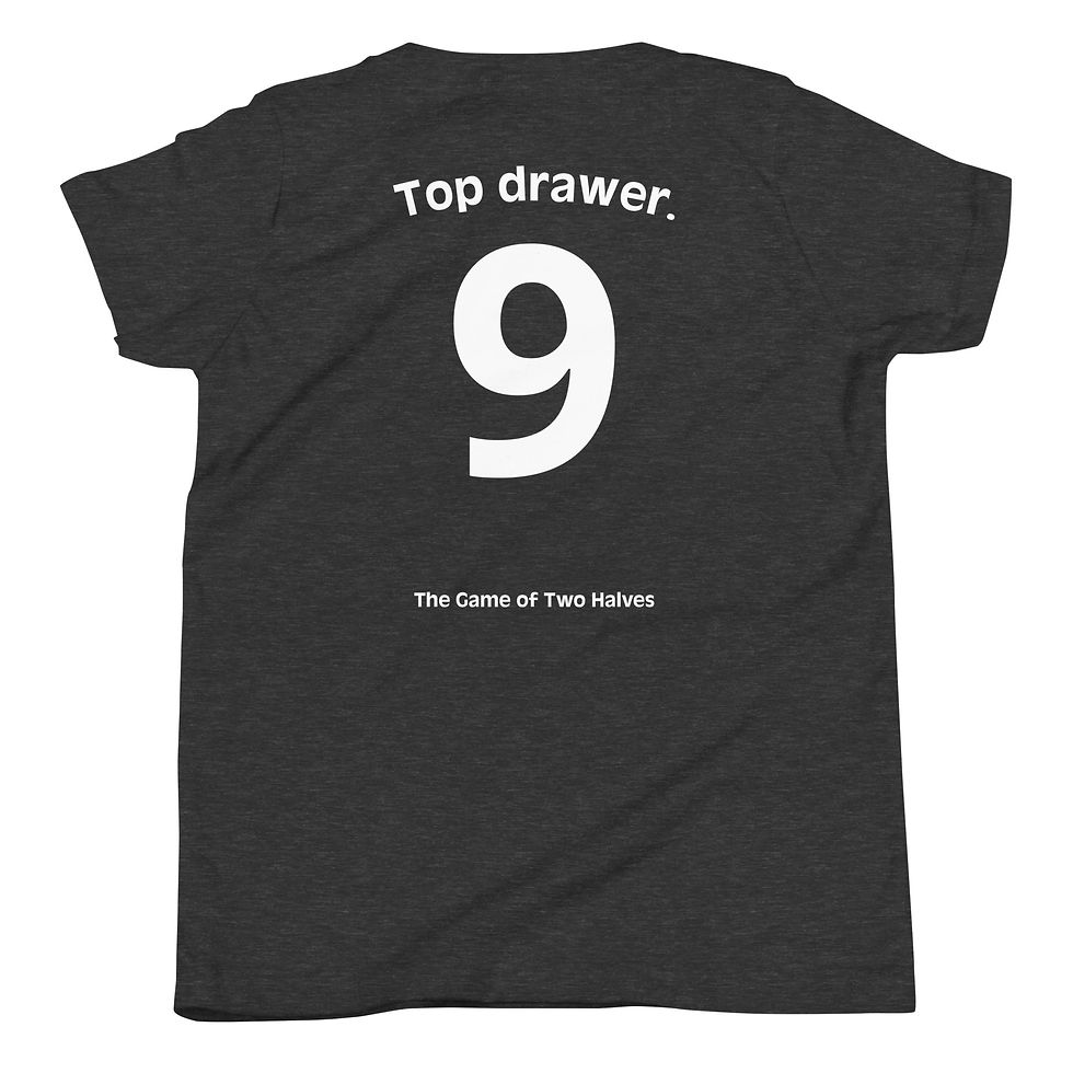 Thumbnail: THE GAME OF TWO HALVES kids t-shirt