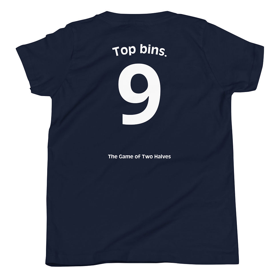 Thumbnail: THE GAME OF TWO HALVES kids t-shirt