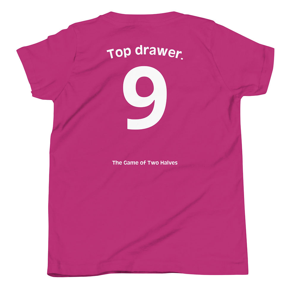 Thumbnail: THE GAME OF TWO HALVES kids t-shirt