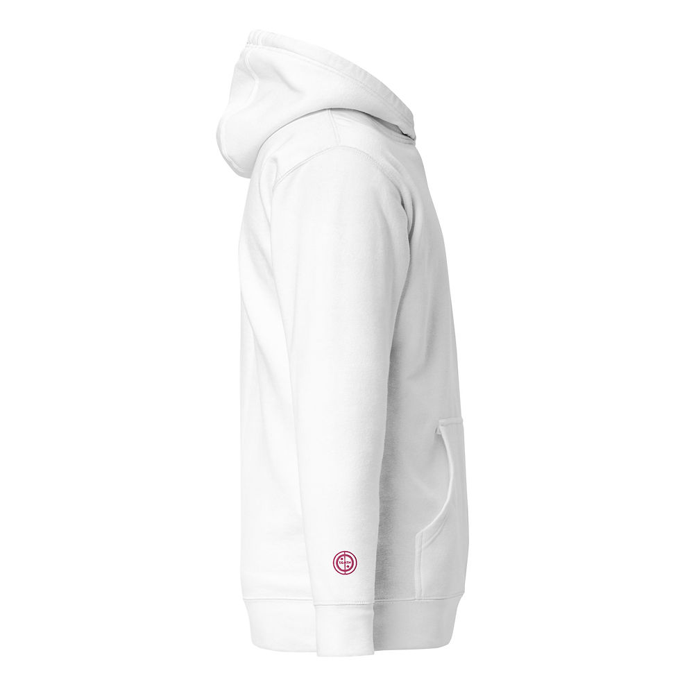 Thumbnail: Unisex Hoodie - 69 dude (#6) - pink embroidery