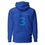 Thumbnail: Unisex Hoodie - Legend of the game (#3) - blue embroidery