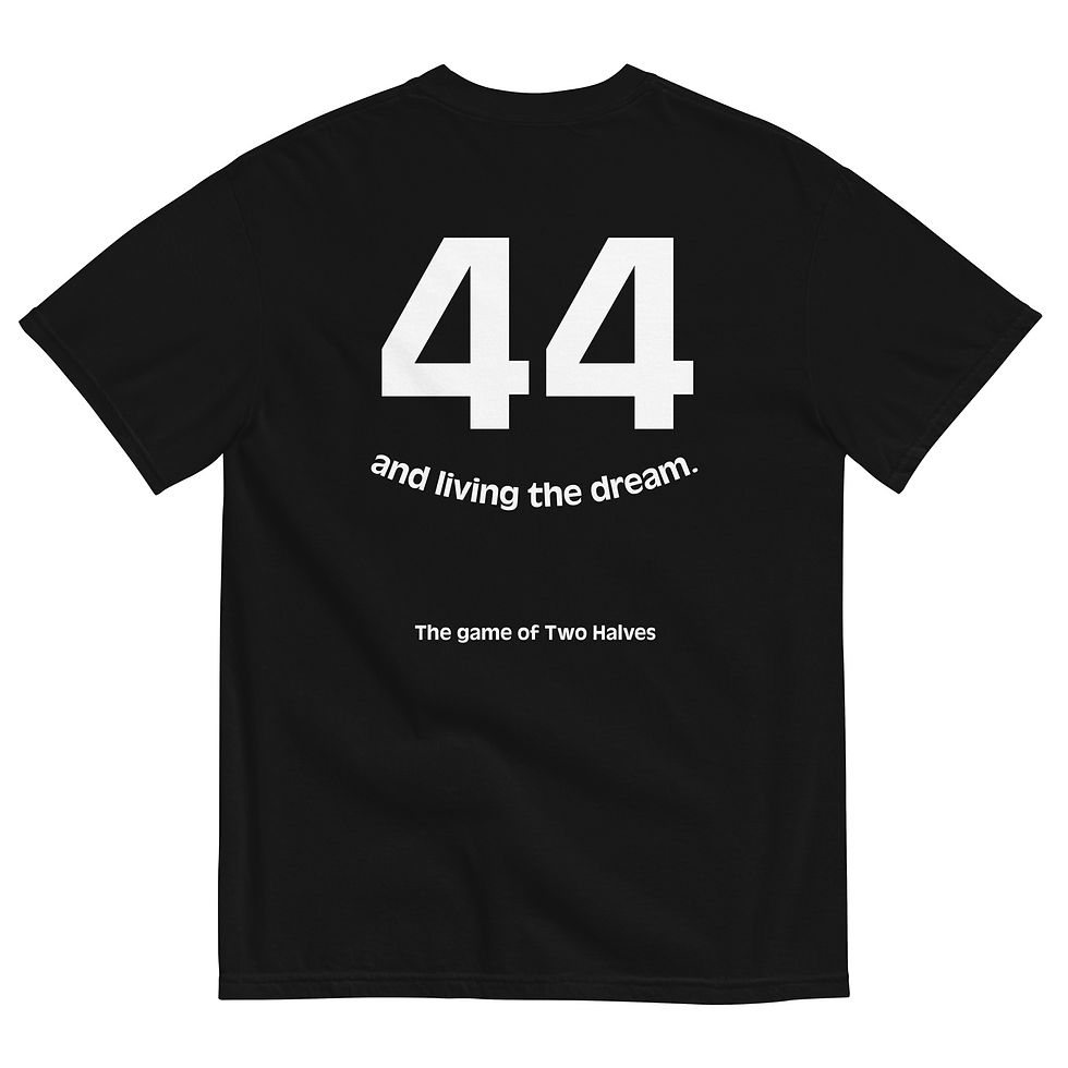 Thumbnail: THE GAME OF TWO HALVES t-shirt