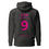 Thumbnail: Unisex Hoodie - FTF <fun times forever> (#9) - pink embroidery