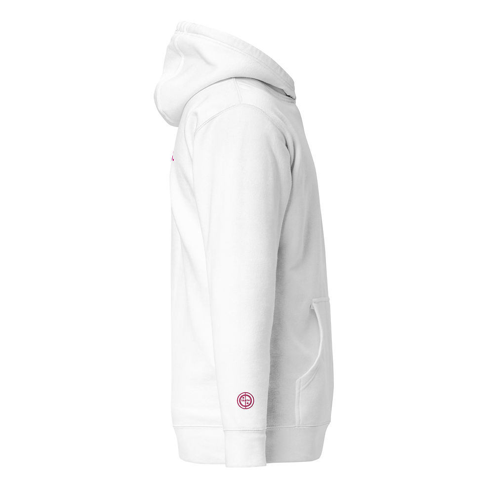 Thumbnail: Unisex Hoodie - Love board games (#3) - pink embroidery