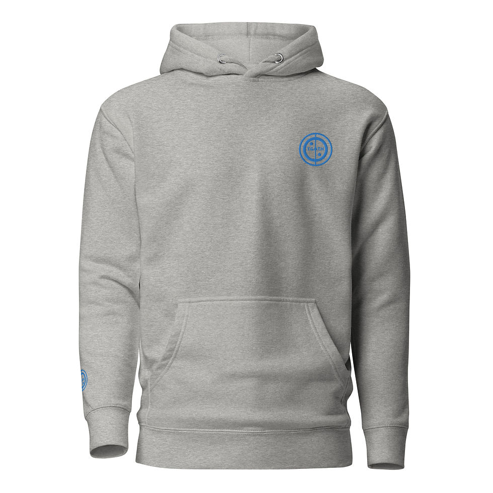 Thumbnail: Unisex Hoodie - 1 of our own (#1) - blue embroidery