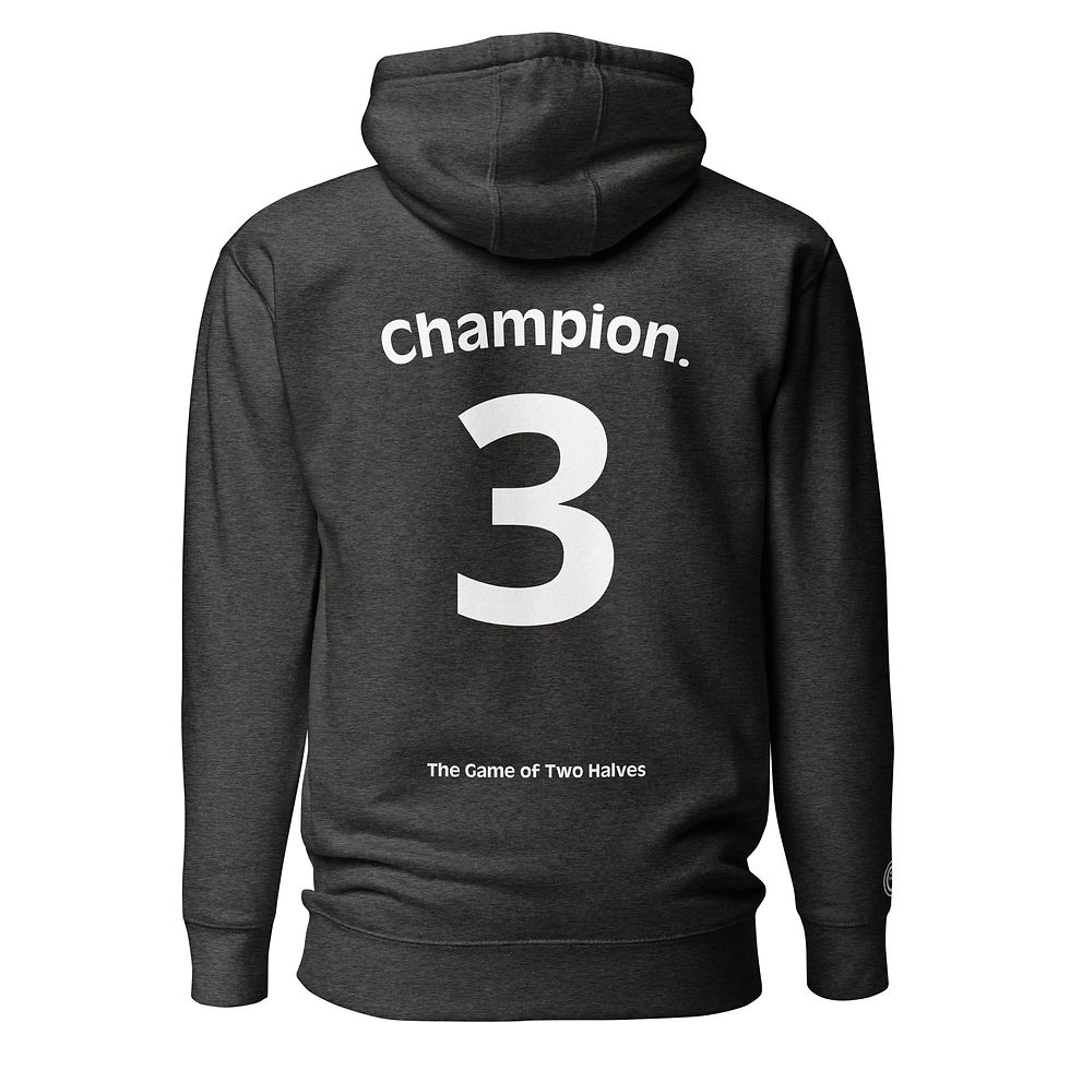 Thumbnail: THE GAME OF TWO HALVES hoodie