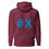 Thumbnail: Unisex Hoodie - Put your own number on it (#X) - blue embroidery