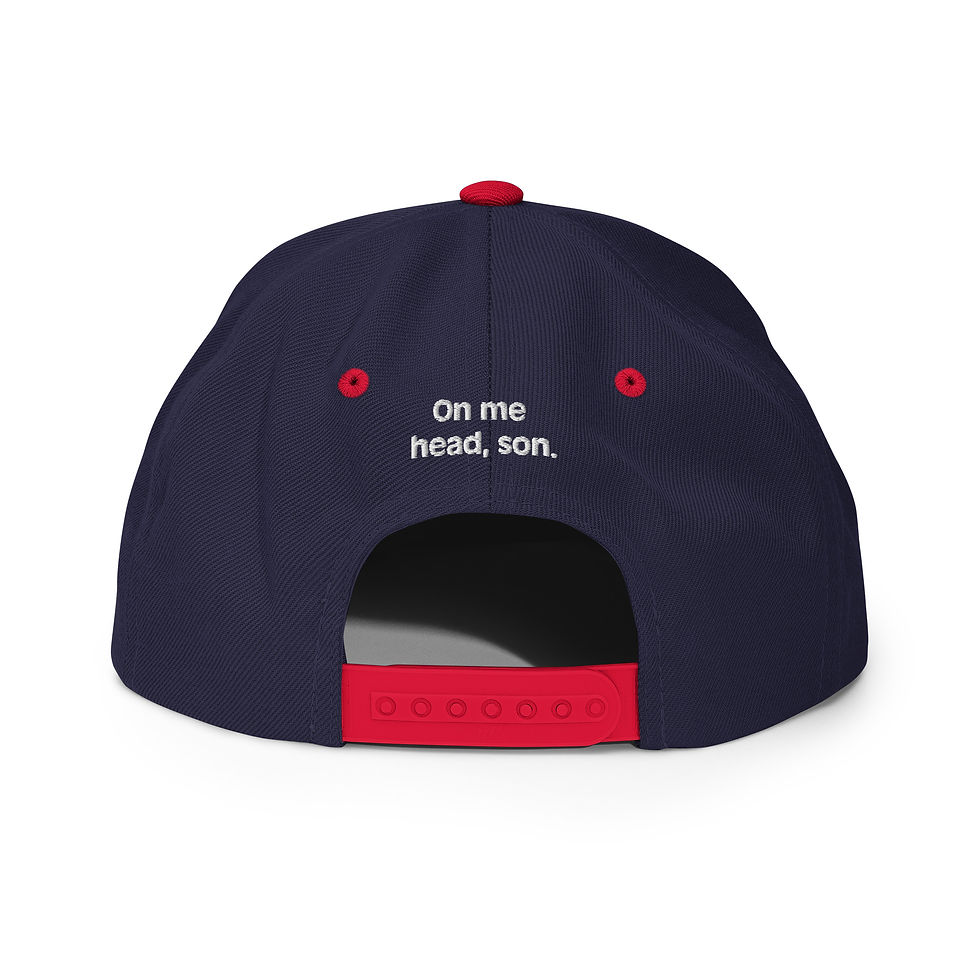 Thumbnail: Snapback Hat - On me head (#8)