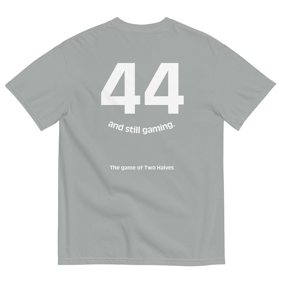 Thumbnail: THE GAME OF TWO HALVES t-shirt