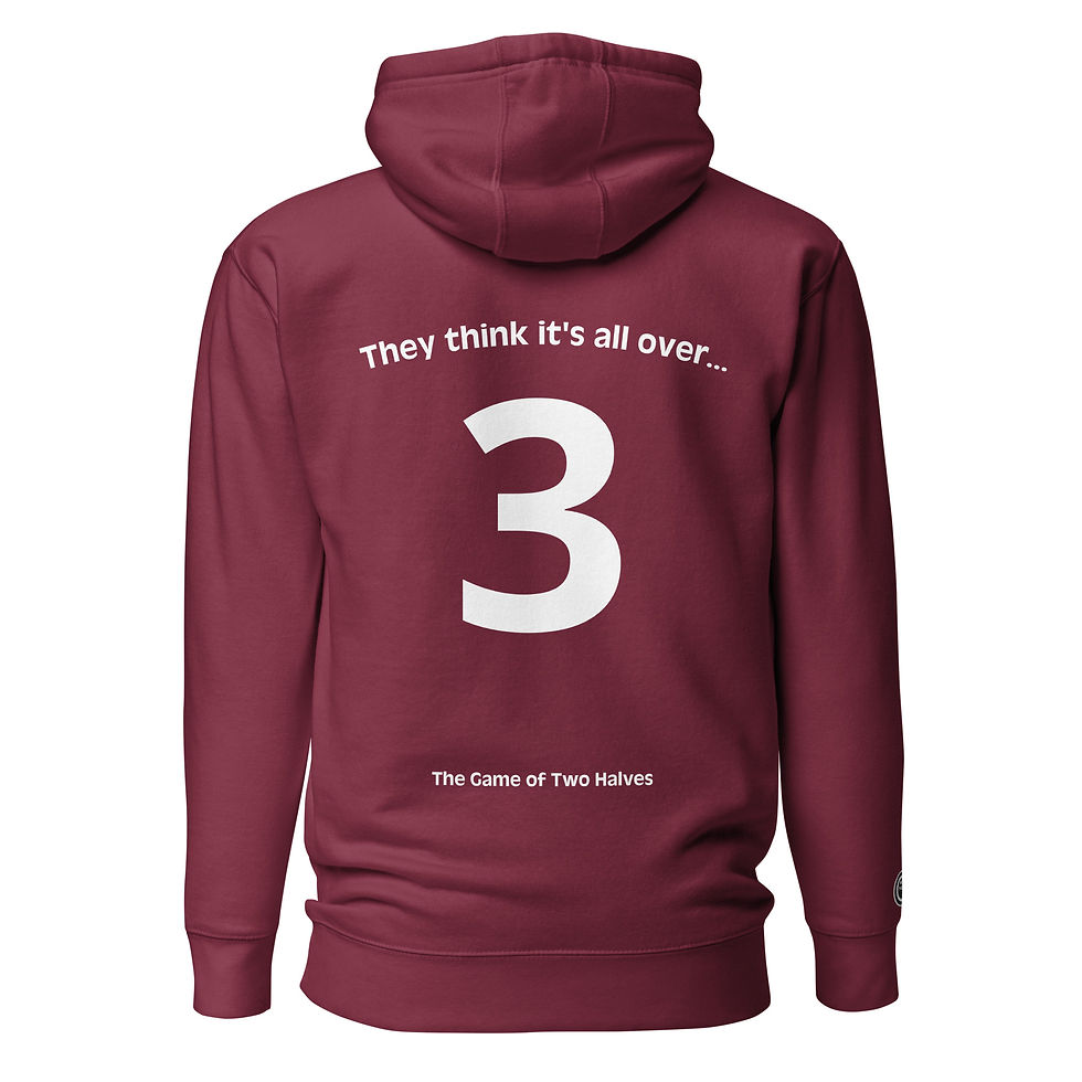 Thumbnail: THE GAME OF TWO HALVES hoodie