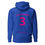 Thumbnail: Unisex Hoodie - Live in hope (#3) - pink embroidery