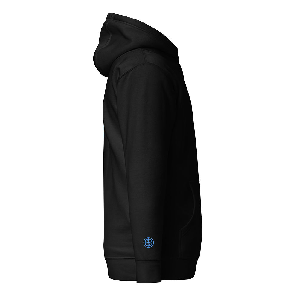 Thumbnail: Unisex Hoodie - The 12th man (#3) - blue embroidery