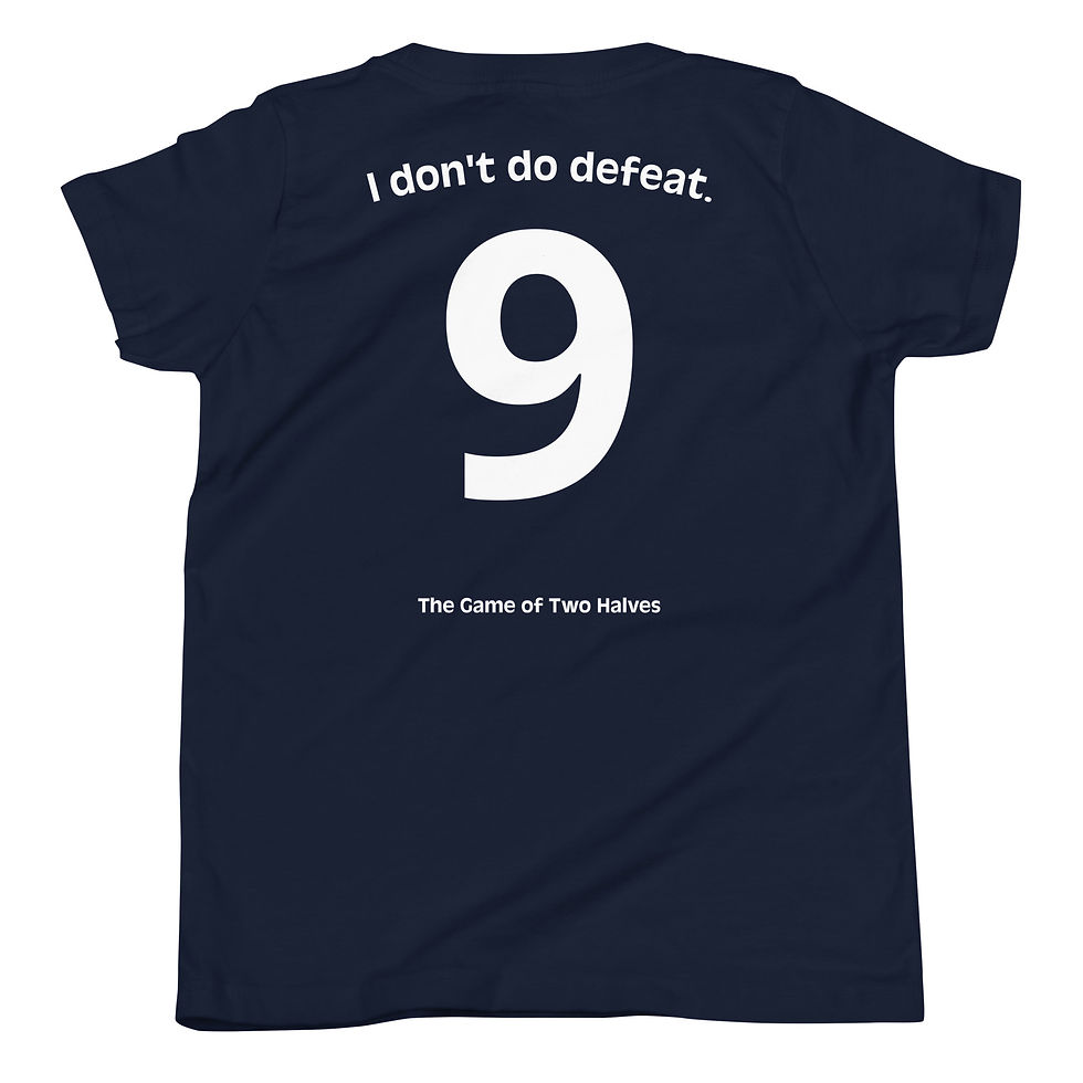 Thumbnail: Kids T-Shirt - I don't do defeat (#9)