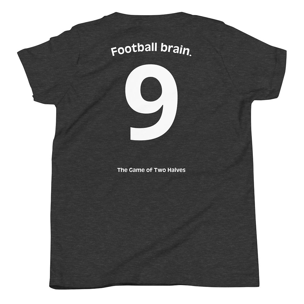 Thumbnail: Kids T-Shirt - Football brain (#9)