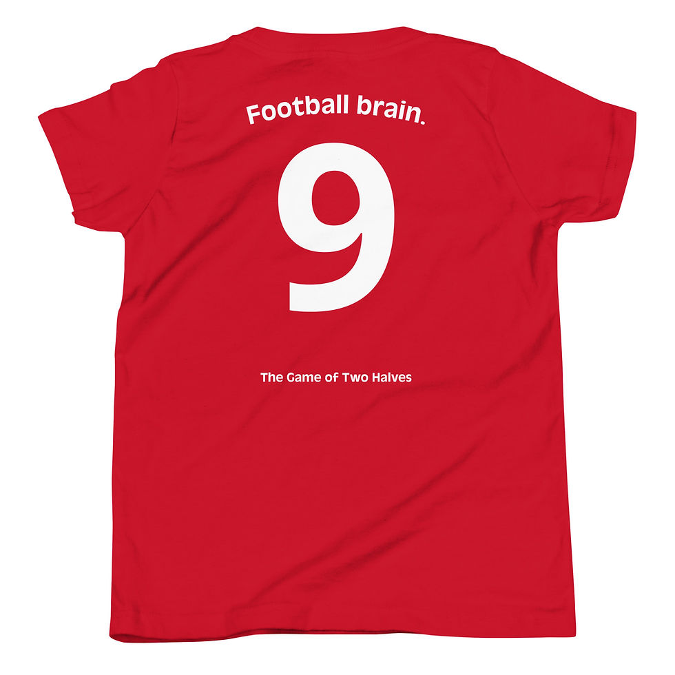 Thumbnail: Kids T-Shirt - Football brain (#9)