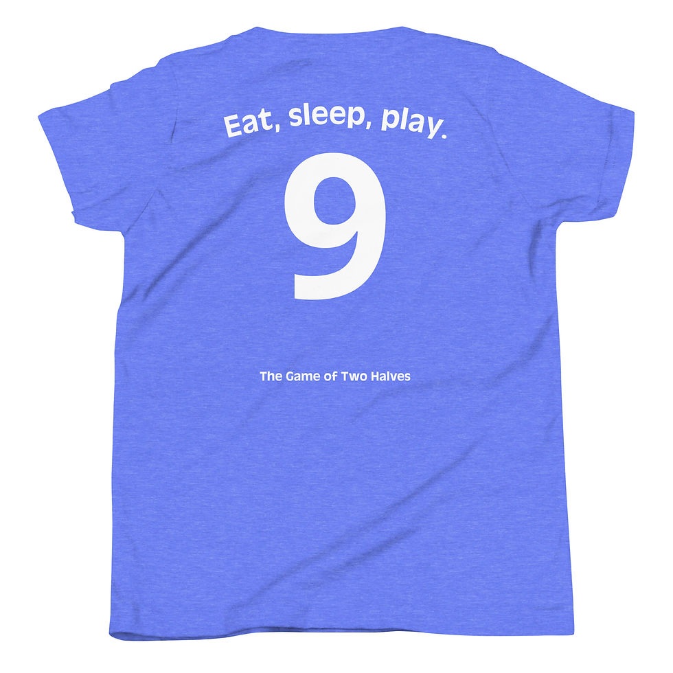 Thumbnail: THE GAME OF TWO HALVES kids t-shirt