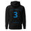 Thumbnail: Unisex Hoodie - I only speak the language of football (#3) - blue embroidery