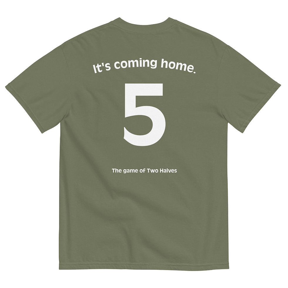 Thumbnail: THE GAME OF TWO HALVES t-shirt