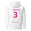 Thumbnail: Unisex Hoodie - Love football (#3) - pink embroidery