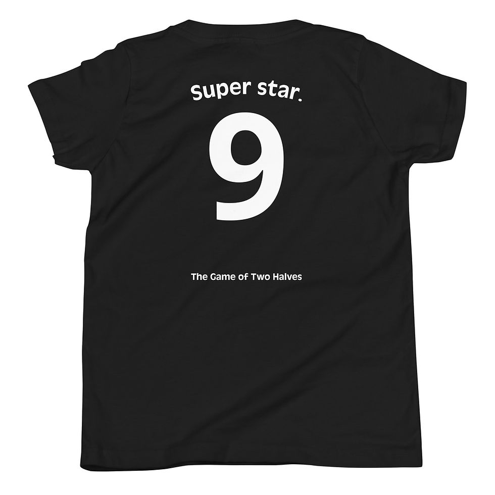 Thumbnail: THE GAME OF TWO HALVES kids t-shirt