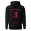 Thumbnail: Unisex Hoodie - Believe it's possible (#3) - pink embroidery copy