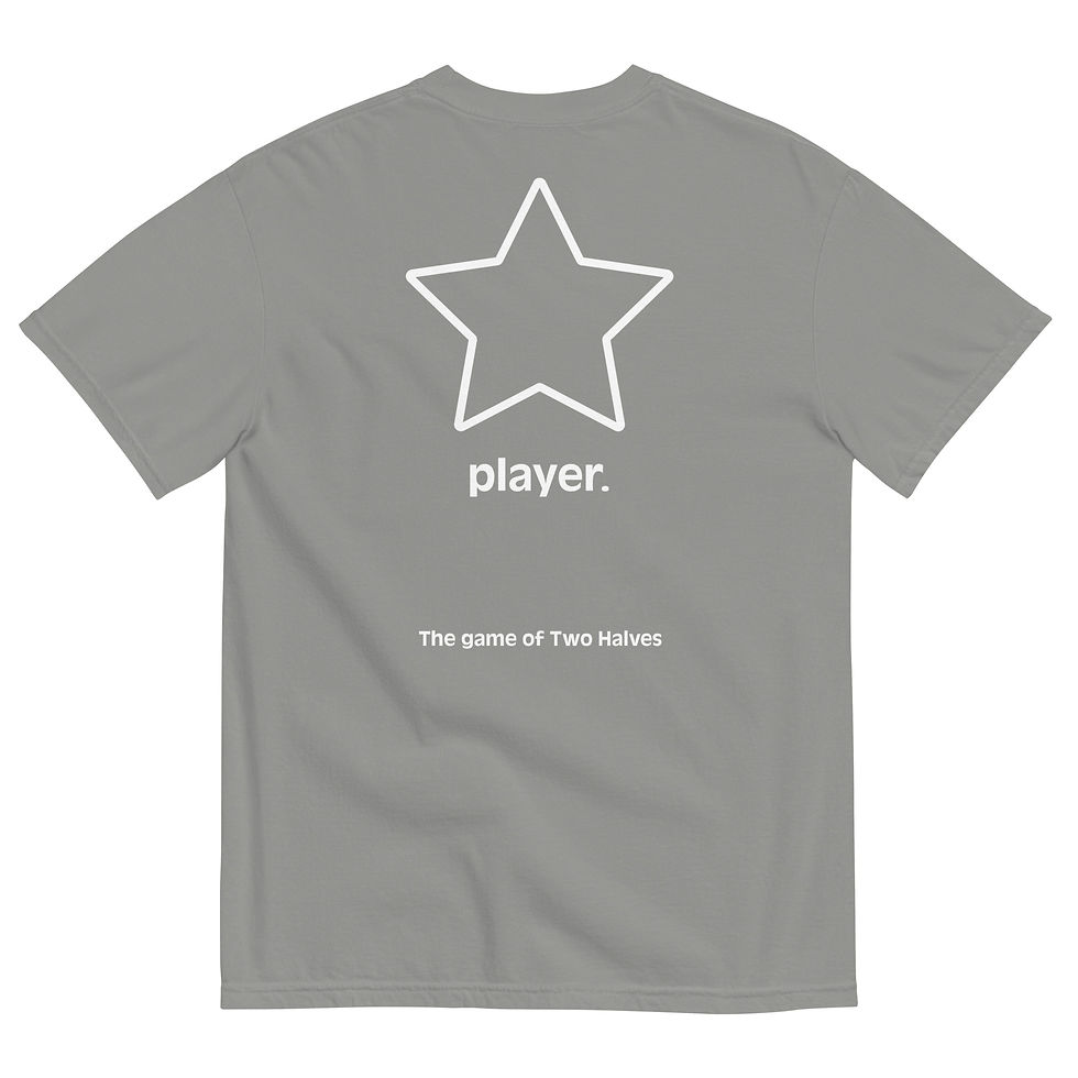 Thumbnail: THE GAME OF TWO HALVES t-shirt