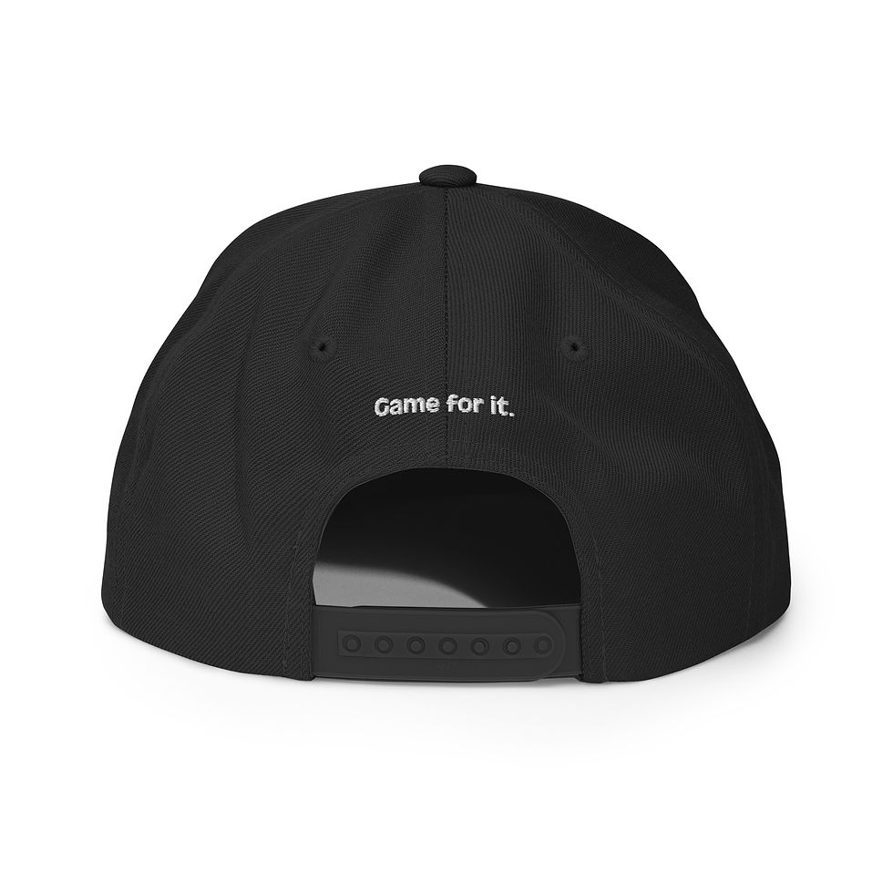 Thumbnail: Snapback Hat - Game for it (#8)