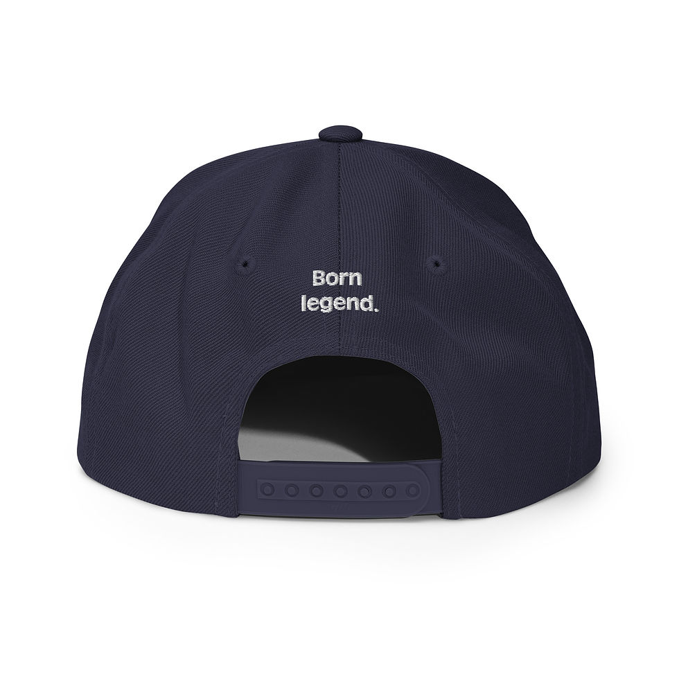 Thumbnail: Snapback Hat - Born legend (#8)