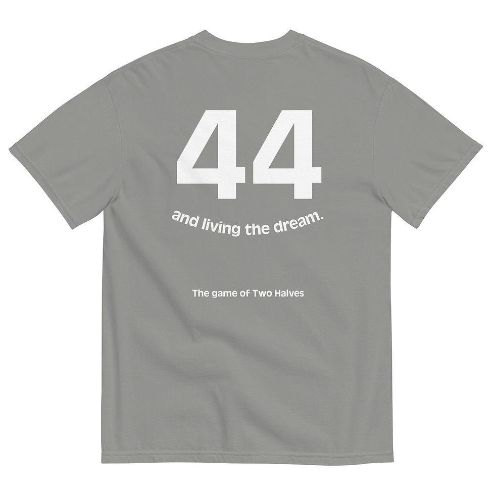 Thumbnail: THE GAME OF TWO HALVES t-shirt