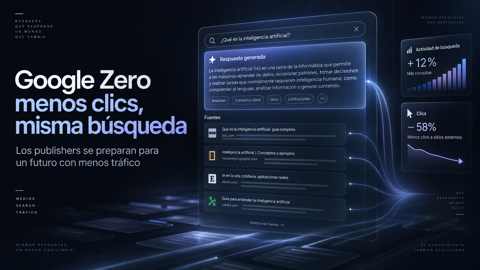 Google Zero y el futuro de las búsquedas con menos clics hacia publishers
