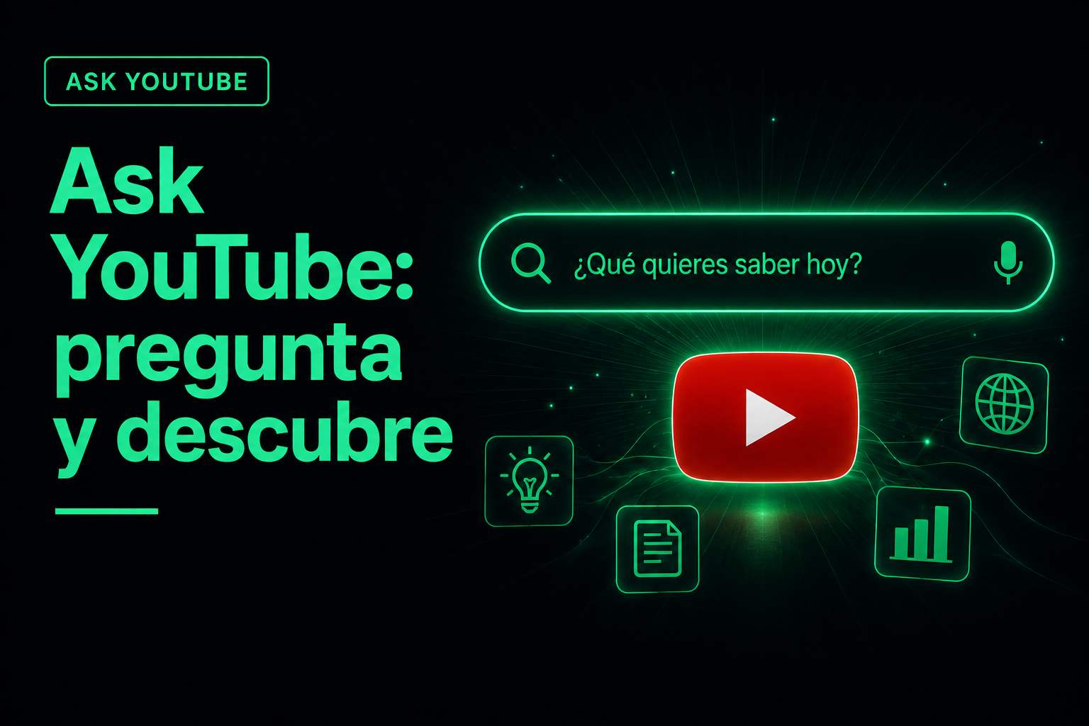 Ask YouTube y búsqueda conversacional con inteligencia artificial