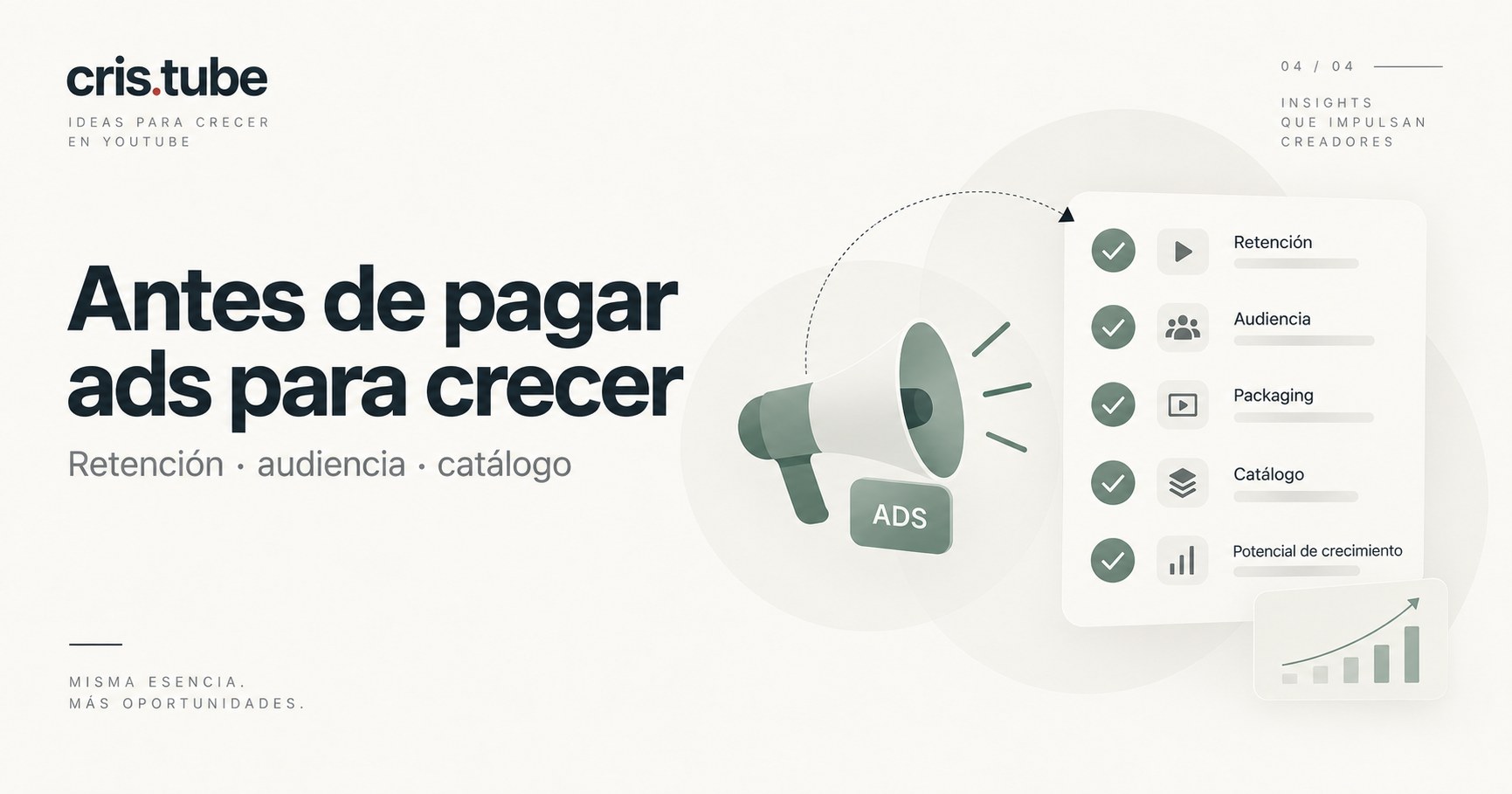 Qué revisar antes de usar publicidad para hacer crecer un canal de YouTube
