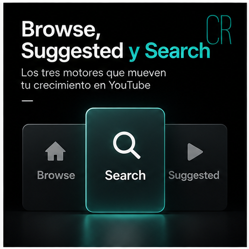 Browse, Suggested y Search: cómo distribuye YouTube tus videos