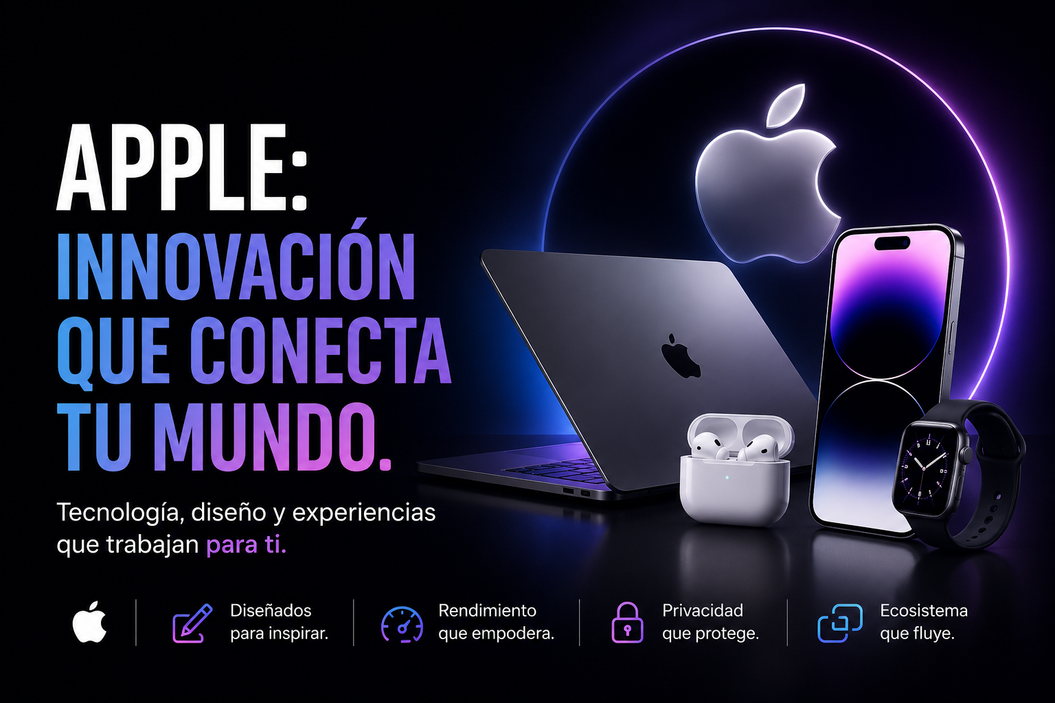 Apple Intelligence y Siri AI integradas en el ecosistema de dispositivos Apple