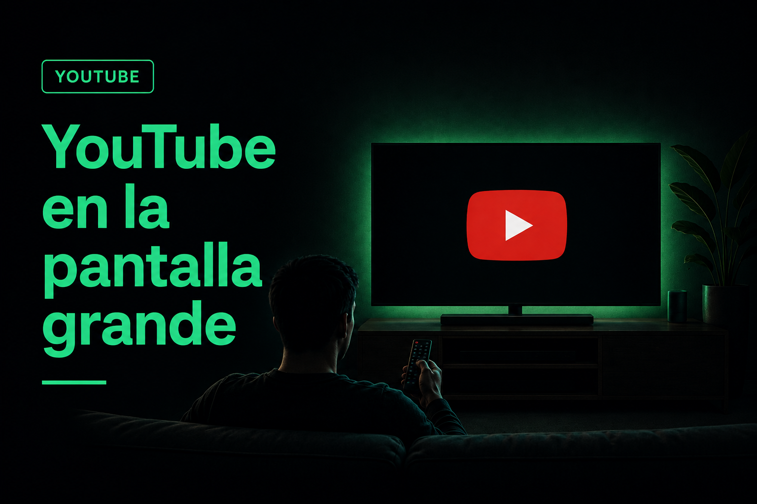 YouTube en televisión y el crecimiento del consumo de video en pantalla grande