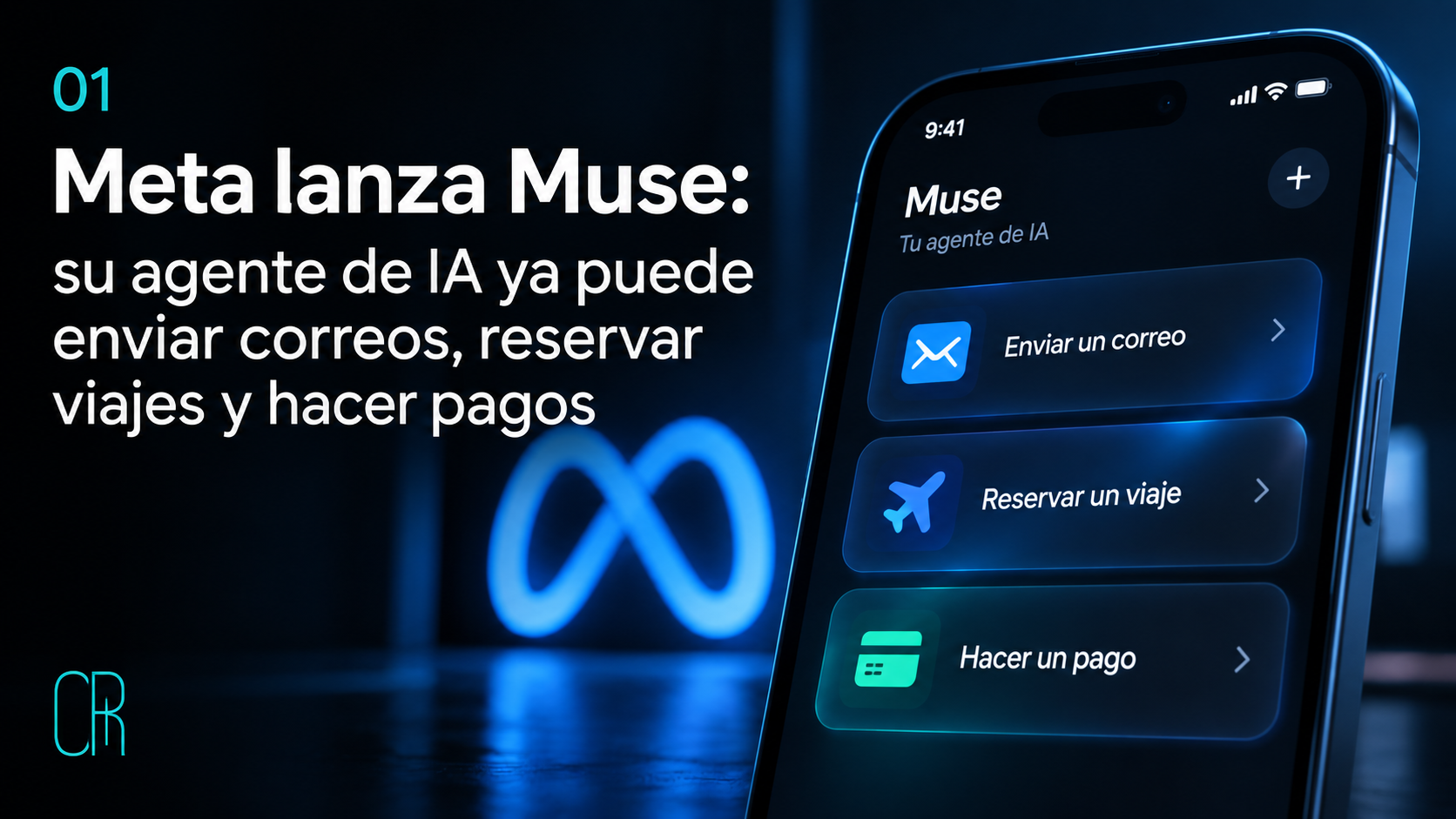 Meta lanza Muse: su agente de IA ya puede enviar correos, reservar viajes y hacer pagos