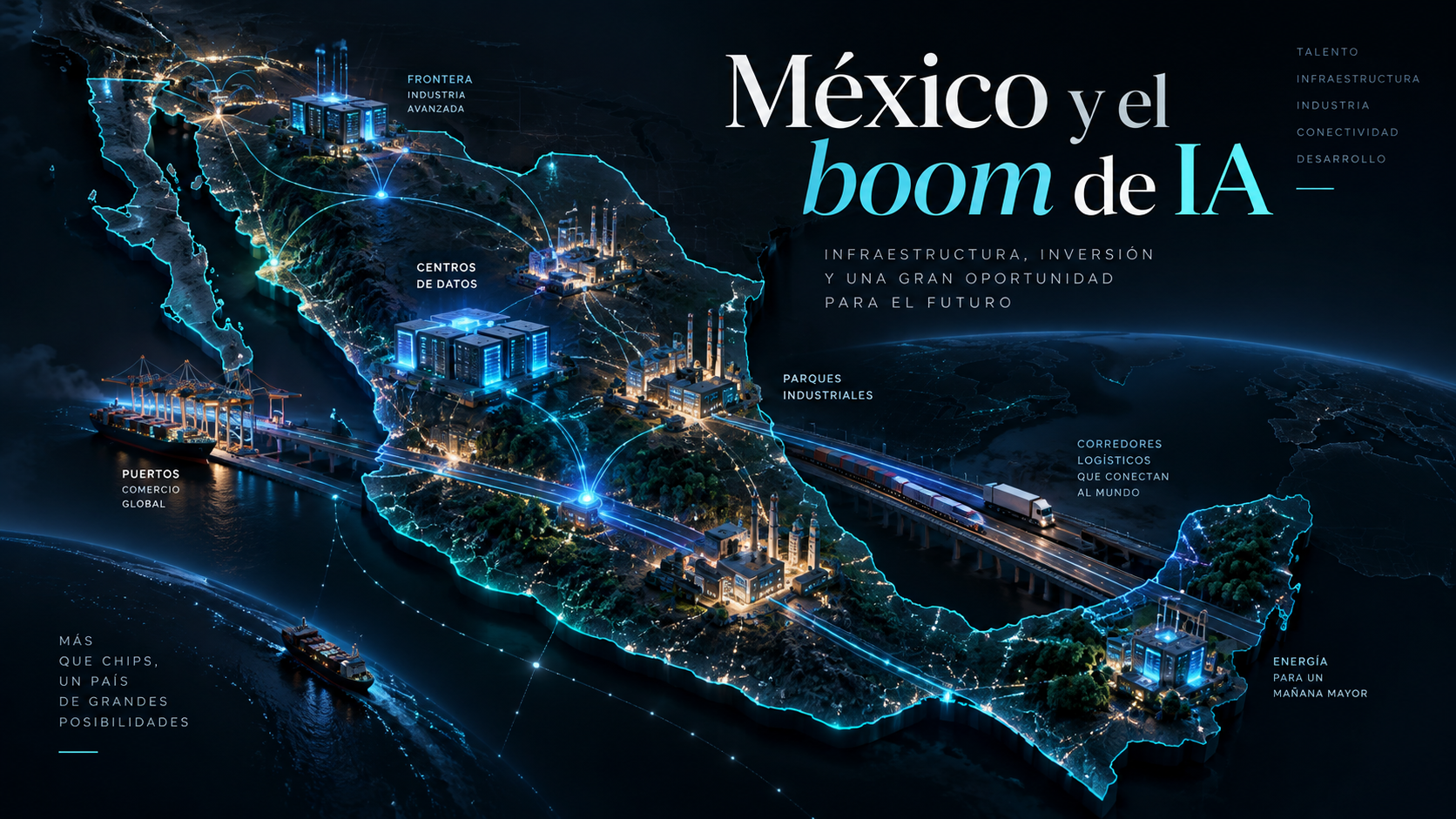 México puede beneficiarse del boom de IA sin fabricar los chips más avanzados