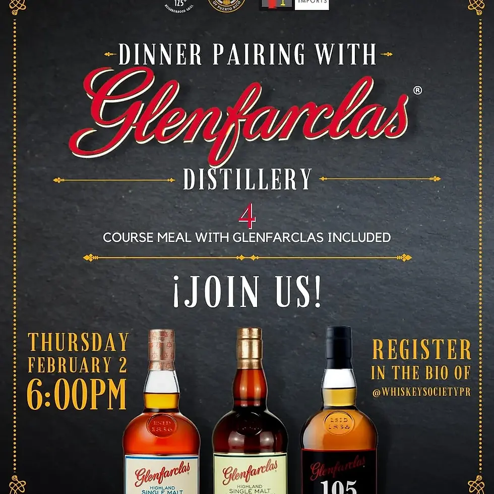 Dinner Pairing with Glenfarclas Distillery