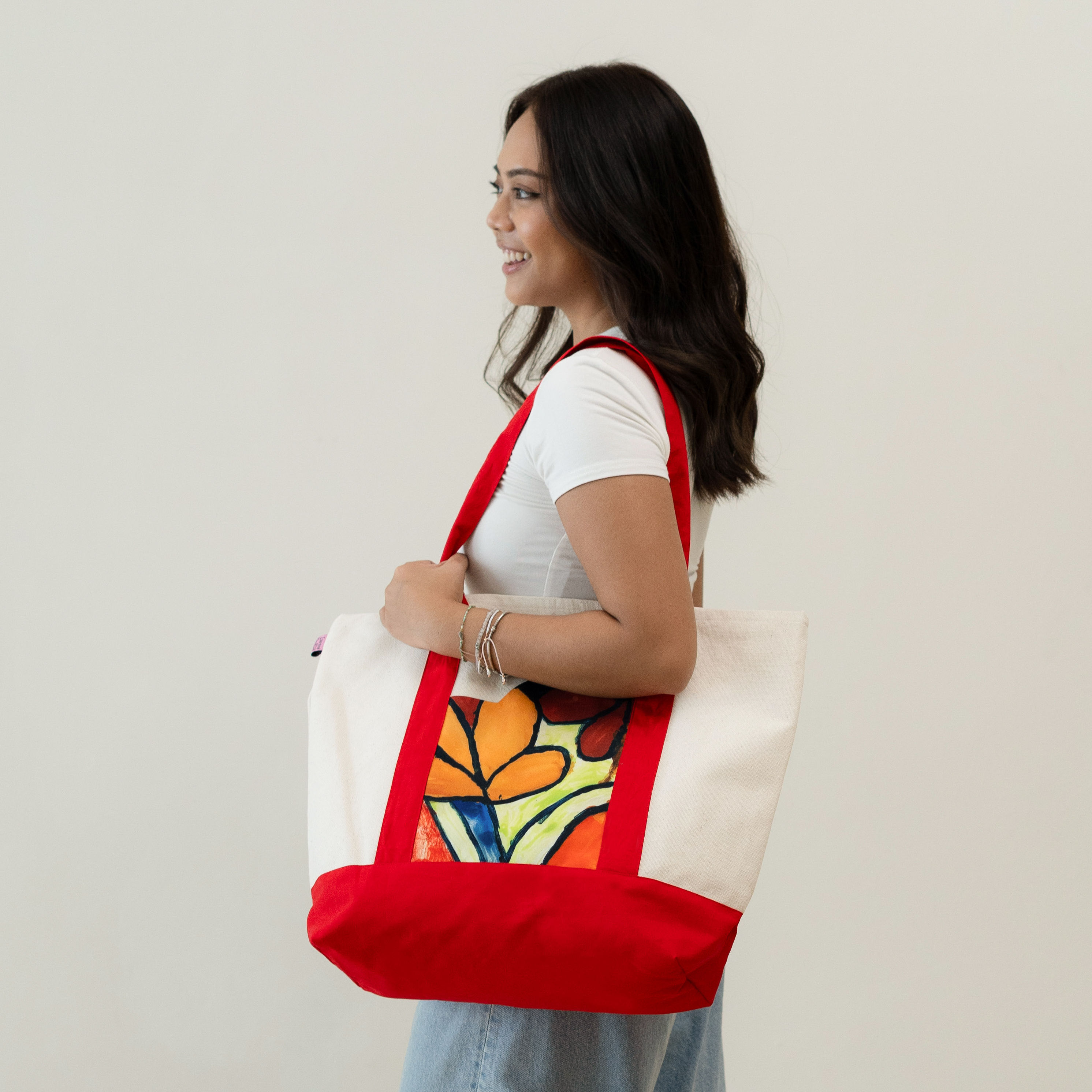 Go-To Tote (Large) — Colors of Peace by Steffi Kurniawan
