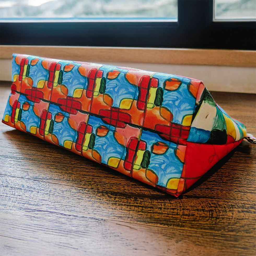 Thumbnail: XL Pouch – Playful Harmony by Steffi Kurniawan