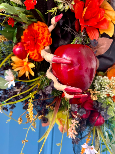 Thumbnail: Poison Apple Evil Witch Halloween Wreath