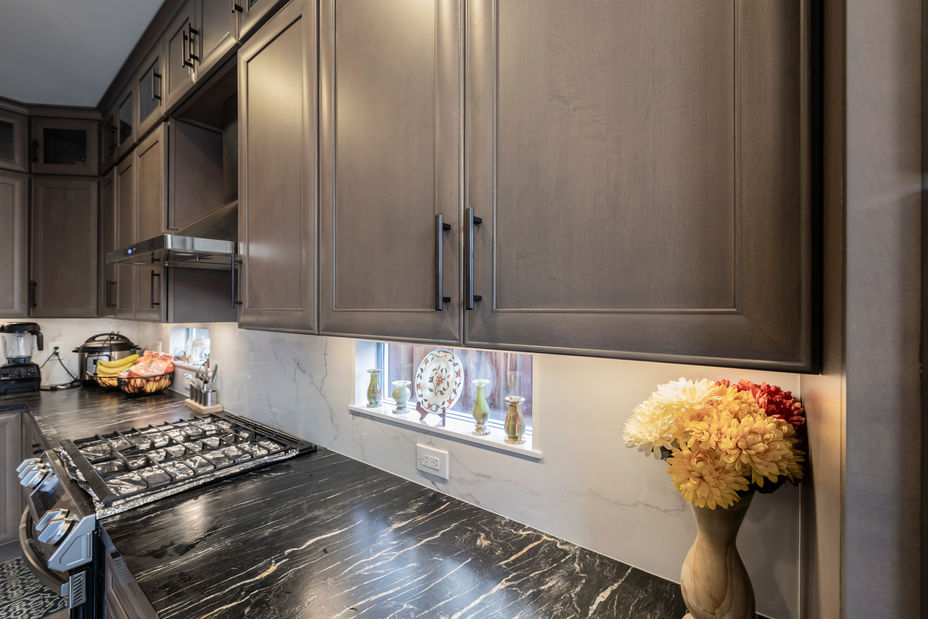 Sage Castle Kitchen Cabinet