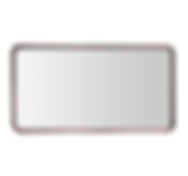 Mirror Vela 55" Dark Walnut